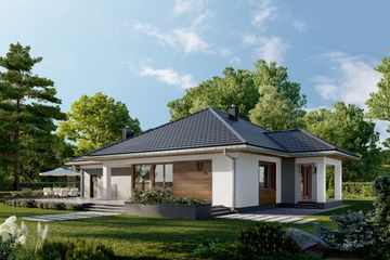  Projekt domu Kamelia (1563) (KRD2712) - projekt domu parterowego - Zdjęcie 2