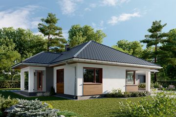  Projekt domu Kamelia (1563) (KRD2712) - projekt domu parterowego - Zdjęcie 3