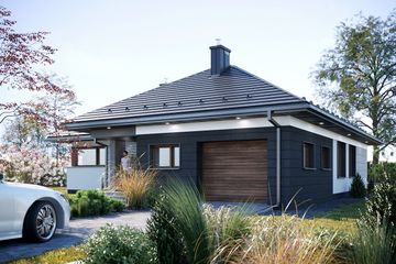  Projekt domu Klaudia (1564) (KRD2713) - projekt domu parterowego - Zdjęcie 2