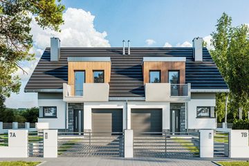  Projekt domu Lila Duo (1566) (KRD2715) - projekt domu parterowego z poddaszem - Zdjęcie 2