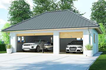  Projekt budynku gospodarczego APG 7B budynek gospodarczy (WRD2674) - projekt budynku parterowego - Zdjęcie 1