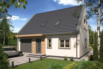  Projekt domu Eryk modern a (WRD2582) - projekt domu parterowego z poddaszem - Zdjęcie 1