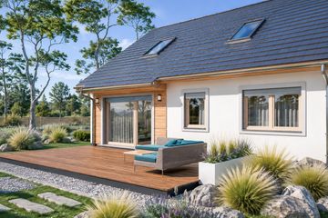 Projekt domu Katia b1g - parterowy z poddaszem dom o powierzchni 187 m², dach dwuspadowy - ujęcie 3