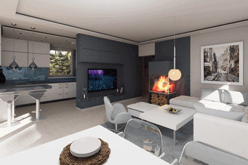  Projekt domu Domidea 50 d40 - 6 pokojowy (WAC1047) - projekt domu parterowego z poddaszem - Zdjęcie 8