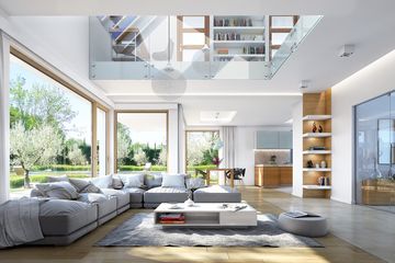  Projekt domu Viking 5 (WAH1696) - projekt domu parterowego z poddaszem - Zdjęcie 3