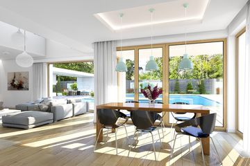  Projekt domu Viking 5 (WAH1696) - projekt domu parterowego z poddaszem - Zdjęcie 6