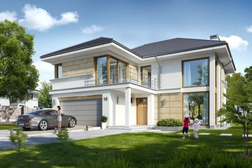  Projekt domu Riwiera 5 (WAH1702) - projekt domu z pełnym piętrem - Zdjęcie 1