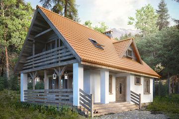  Projekt domu Takt 5 (BSA2095) - projekt domu parterowego z poddaszem - Zdjęcie 1