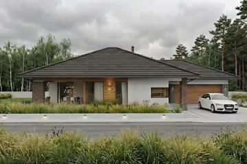  Projekt domu Aromaticus I G2 (SLS1088) - projekt domu parterowego - Zdjęcie 2