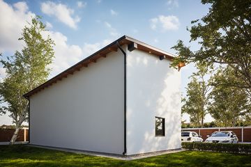  Projekt budynku gospodarczego G324 - Budynek garażowo - gospodarczy (PRA1348) - projekt budynku parterowego - Zdjęcie 2