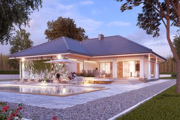  Projekt domu Ambrozja 6 (BSA2097) - projekt domu parterowego - Zdjęcie 2
