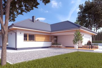  Projekt domu Ambrozja 6 (BSA2097) - projekt domu parterowego - Zdjęcie 5