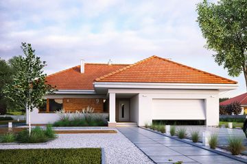  Projekt domu Ambrozja 7 (BSA2098) - projekt domu parterowego - Zdjęcie 1