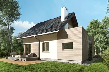  Projekt domu Nadar (1570) (KRD2719) - projekt domu parterowego z poddaszem - Zdjęcie 4