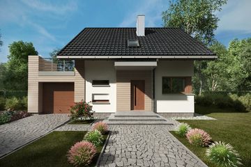  Projekt domu Nadar (1570) (KRD2719) - projekt domu parterowego z poddaszem - Zdjęcie 6