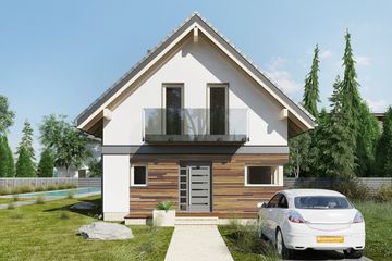  Projekt domu Alfred (1574) (KRD2723) - projekt domu parterowego z poddaszem - Zdjęcie 5