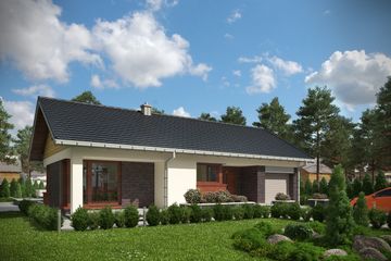  Projekt domu Tatiana (1575) (KRD2724) - projekt domu parterowego - Zdjęcie 1