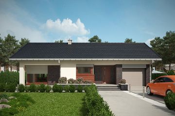  Projekt domu Tatiana (1575) (KRD2724) - projekt domu parterowego - Zdjęcie 3