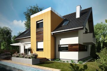  Projekt domu Marlena (1577) (KRD2726) - projekt domu parterowego z poddaszem - Zdjęcie 4