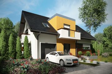  Projekt domu Marlena (1577) (KRD2726) - projekt domu parterowego z poddaszem - Zdjęcie 5