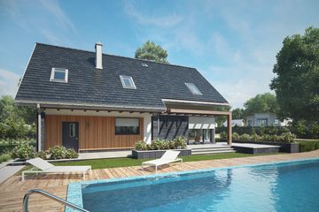  Projekt domu Skarbek Polo (1578) (KRD2727) - projekt domu parterowego z poddaszem - Zdjęcie 4