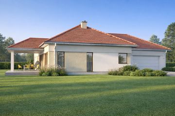  Projekt domu TK78 (WAK1075) - projekt domu parterowego - Zdjęcie 9