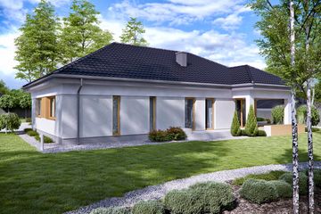  Projekt domu TK79 (WAK1076) - projekt domu parterowego - Zdjęcie 3
