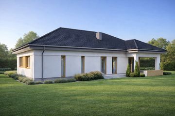  Projekt domu TK79 (WAK1076) - projekt domu parterowego - Zdjęcie 3