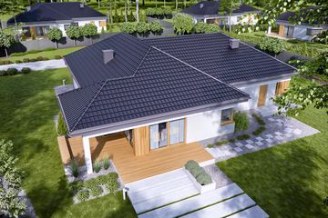  Projekt domu TK79 (WAK1076) - projekt domu parterowego - Zdjęcie 4