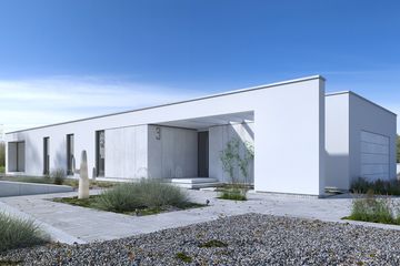  Projekt domu Parterowy 3 (WAW1084) - projekt domu parterowego - Zdjęcie 1