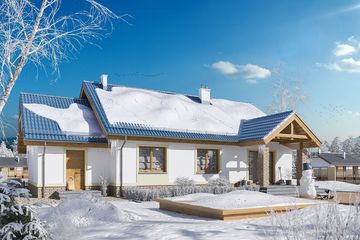  Projekt domu Tamara mała (WOE1104) - projekt domu parterowego - Zdjęcie 4