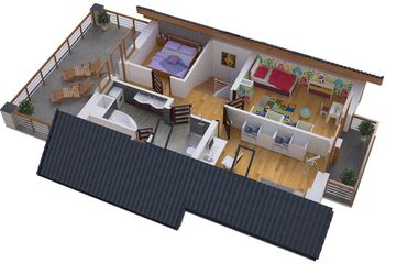  Projekt domu BW-49 wariant 8 (JGC1158) - projekt domu parterowego z poddaszem - Zdjęcie 6