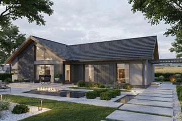 Projekt domu Compressus I g1 - parterowy dom o powierzchni 112,61 m², dach dwuspadowy - ujęcie 15
