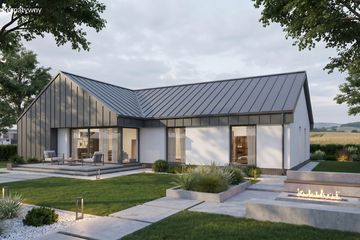 Projekt domu Compressus I g1 - parterowy dom o powierzchni 112,61 m², dach dwuspadowy - ujęcie 18