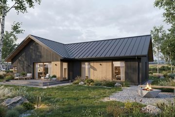 Projekt domu Compressus I g1 - parterowy dom o powierzchni 112,61 m², dach dwuspadowy - ujęcie 22