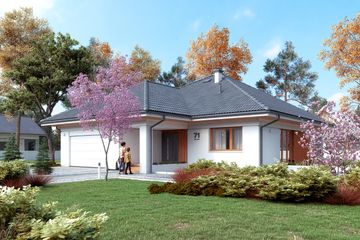  Projekt domu Ariel 6 (BSA2103) - projekt domu parterowego - Zdjęcie 2