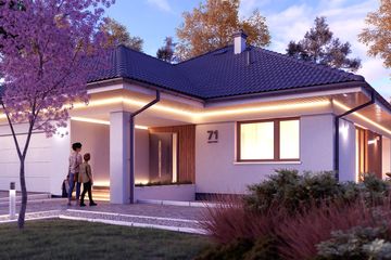  Projekt domu Ariel 6 (BSA2103) - projekt domu parterowego - Zdjęcie 3