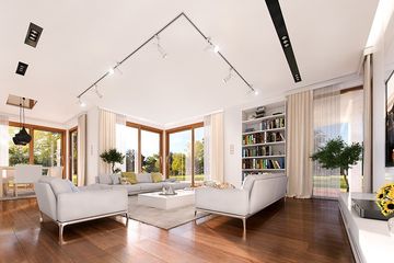  Projekt domu z widokiem 3 wariant G (WAH1824) - projekt domu z pełnym piętrem - Zdjęcie 4