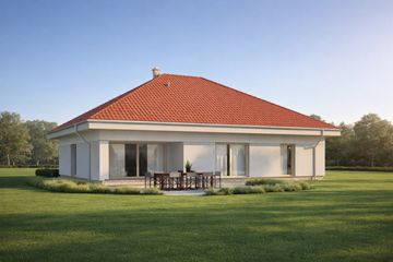  Projekt domu TK72 (WAK1077) - projekt domu parterowego - Zdjęcie 2