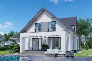  Projekt domu APS 162 NEW (LUA1390) - projekt domu parterowego z poddaszem - Zdjęcie 3