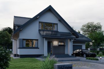  Projekt domu APS 162 NEW (LUA1390) - projekt domu parterowego z poddaszem - Zdjęcie 5