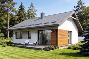 Projekt domu Loro 2 - parterowy dom o powierzchni 84,13 m², dach dwuspadowy - ujęcie 2
