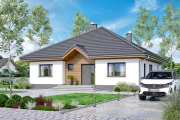  Projekt domu Aframon (WOF1097) - projekt domu parterowego - Zdjęcie 3