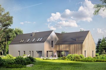  Projekt domu House x09 (WRG1058) - projekt domu parterowego z poddaszem - Zdjęcie 4