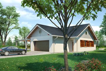  Projekt domu Telma Solis (1589) (KRD2734) - projekt domu parterowego - Zdjęcie 3