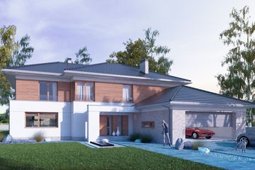  Projekt domu Sumptuosus I G2 (SLS1095) - projekt domu z pełnym piętrem - Zdjęcie 1