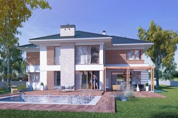  Projekt domu Sumptuosus I G2 (SLS1095) - projekt domu z pełnym piętrem - Zdjęcie 2