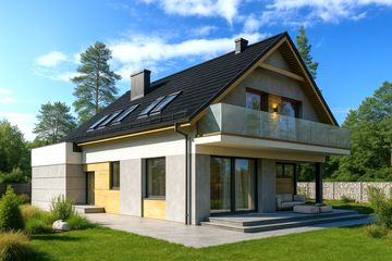  Projekt domu HG-I22 (KRM1095) - projekt domu parterowego z poddaszem - Zdjęcie 5