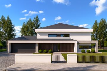  Projekt domu FX-31 (PZB1040) - projekt domu z pełnym piętrem - Zdjęcie 1