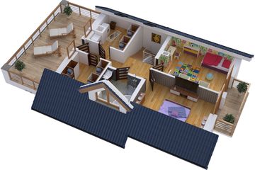  Projekt domu BW-03 wariant 6 (JGC1165) - projekt domu parterowego z poddaszem - Zdjęcie 4